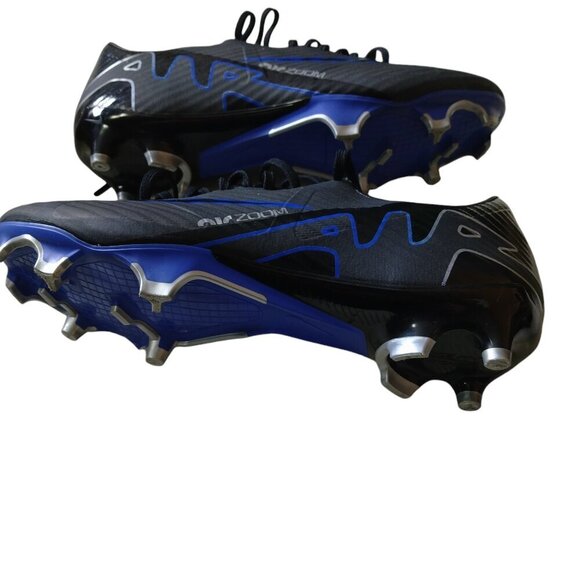 NIKE Air ZOOM MERCURIAL VAPOR 15 Women's 7.5 ACADEMY FG BLACK BLUE DJ5631-040 - Picture 8 of 8